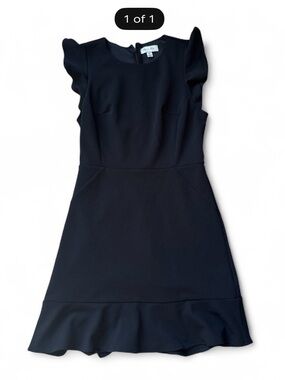 Black tailored mini dress